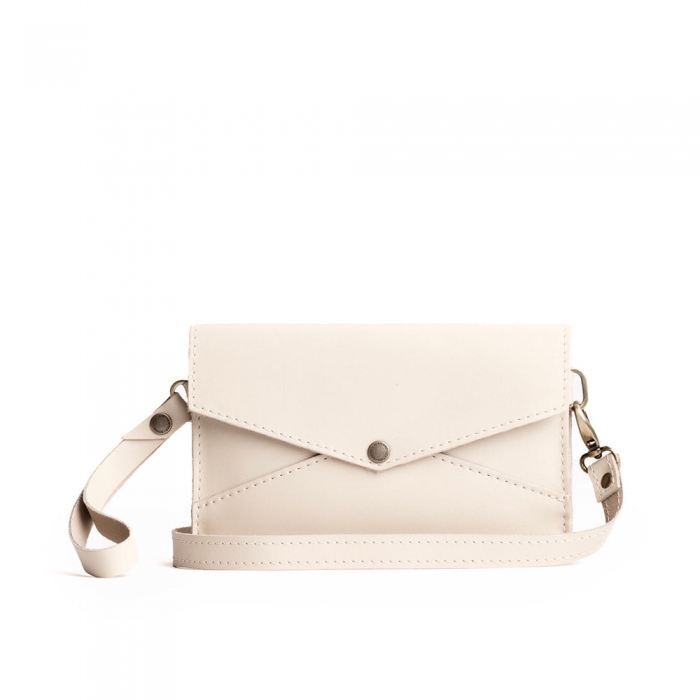 Portland Envelope Convertible Crossbody - Bone
