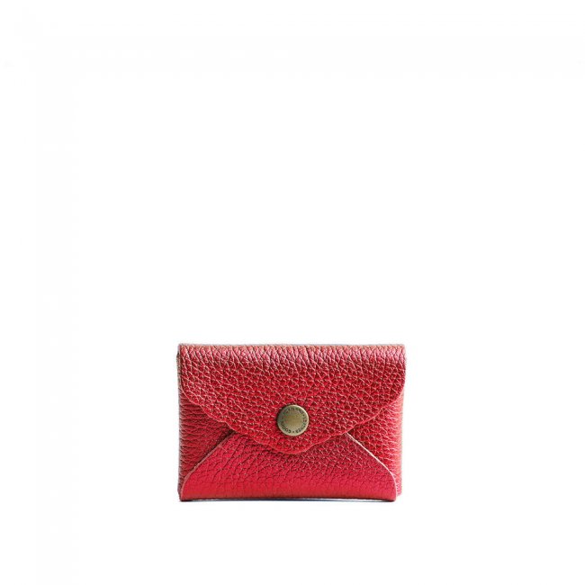 Portland Mini Daisy Wallet - Reba Red