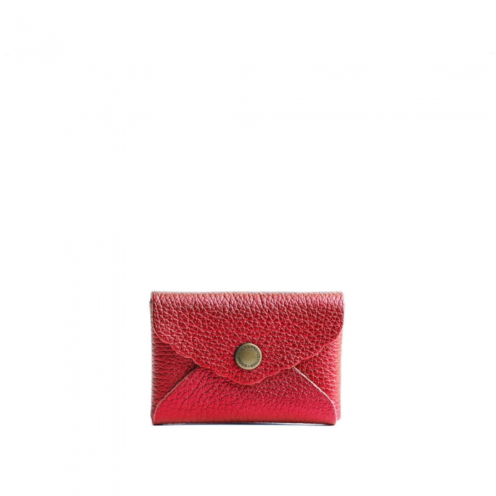 Portland Mini Daisy Wallet - Reba Red