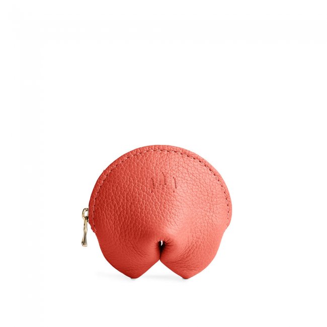 Portland Fortune Cookie Pouch - Coral