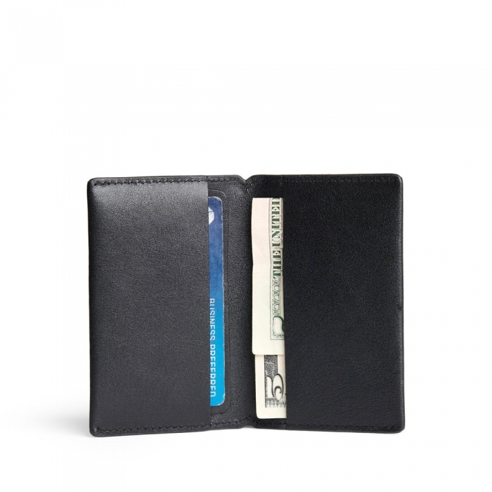 Portland Ronan Card Holder - Black Rock