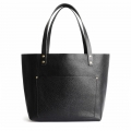 Portland Leather Tote Bag - Pebbled black Portland Leather Tote Bag - Pebbled black