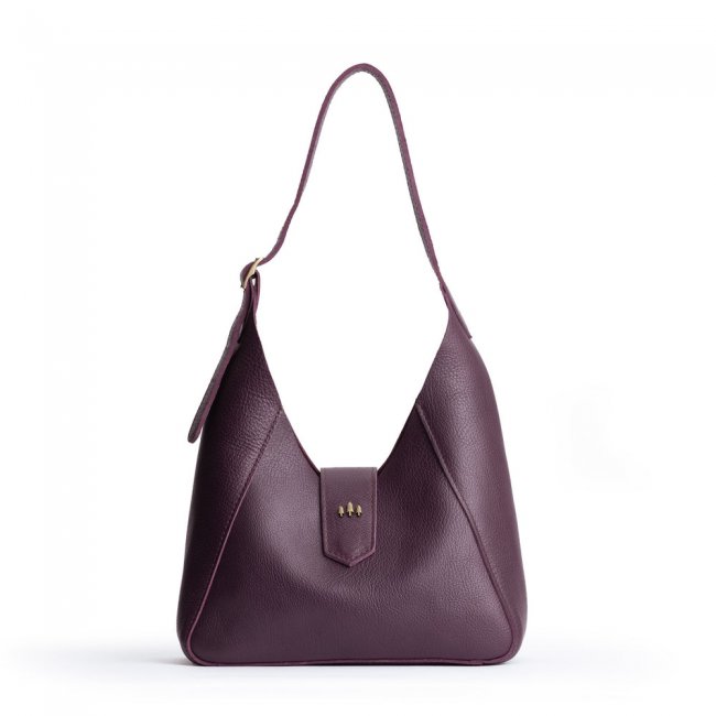 Portland Flora Shoulder Bag - Plum