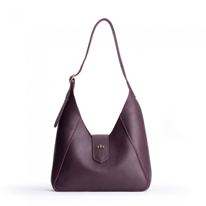 Portland Flora Shoulder Bag - Plum