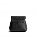 Portland Penny Pouch - Pebbled black Portland Penny Pouch - Pebbled black