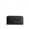 Portland Accordion Zip Wallet - Pebbled black Portland Accordion Zip Wallet - Pebbled black