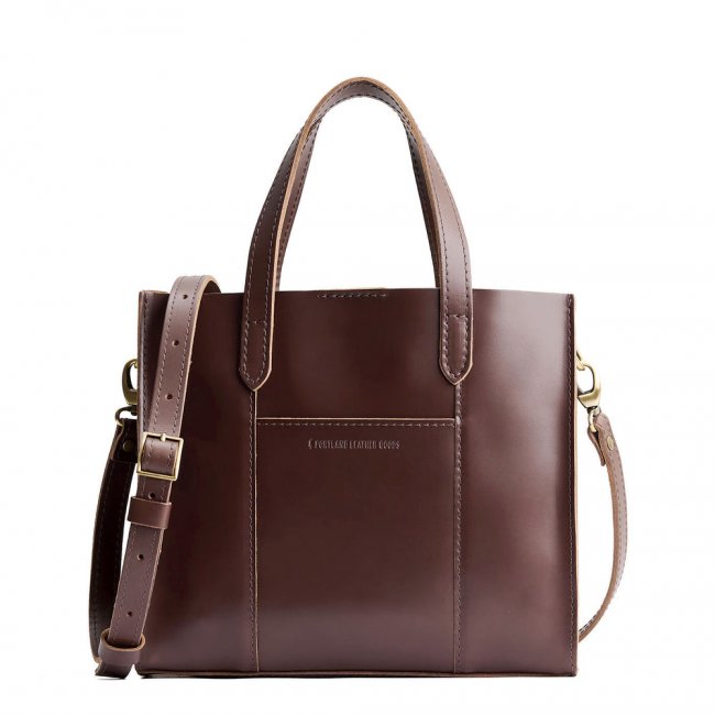 Portland Lola Crossbody Tote - Chocolate Brown