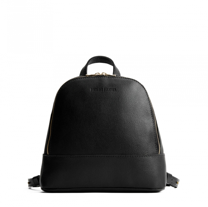 Portland Rue Convertible Backpack - Pebbled black
