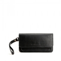 Portland Lily Wristlet - Pebbled black Portland Lily Wristlet - Pebbled black