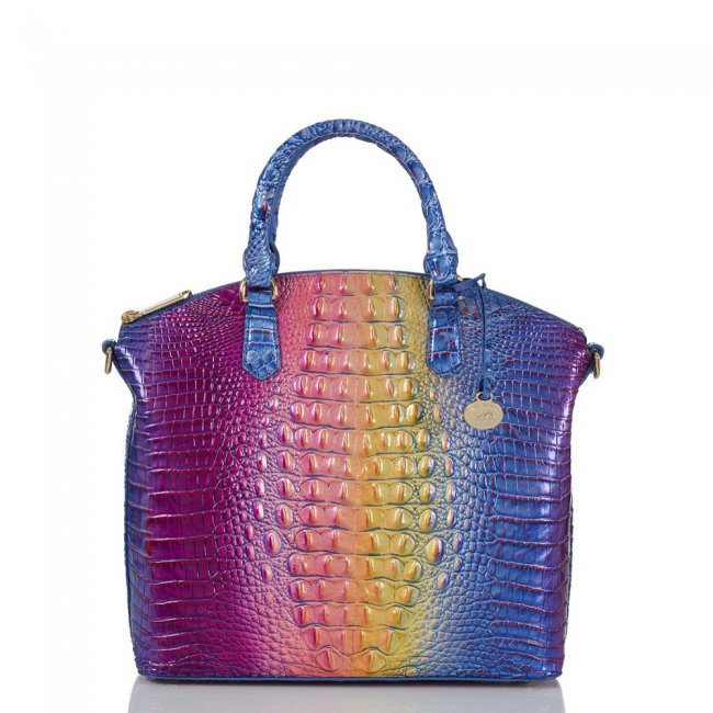 Brahmin Large Duxbury Satchel Magic Ombre Melbourne ID:Brahmin-203074