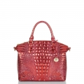 Brahmin Duxbury Satchel Red Dragon Melbourne ID:Brahmin-203043 Brahmin Duxbury Satchel Red Dragon Melbourne ID:Brahmin-203043