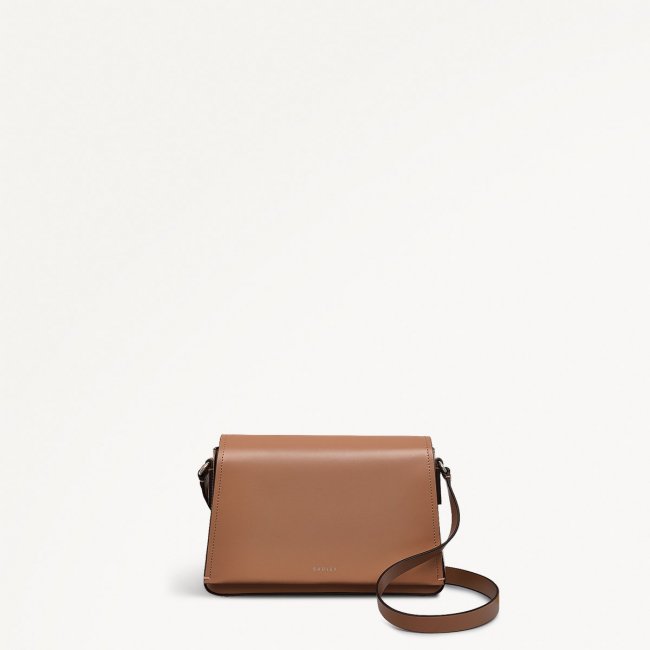 Radley London Lexington Lane - Medium Flapover Crossbody - Chai