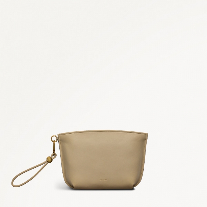 Radley London The Romilly - Medium Ziptop Clutch - Stone