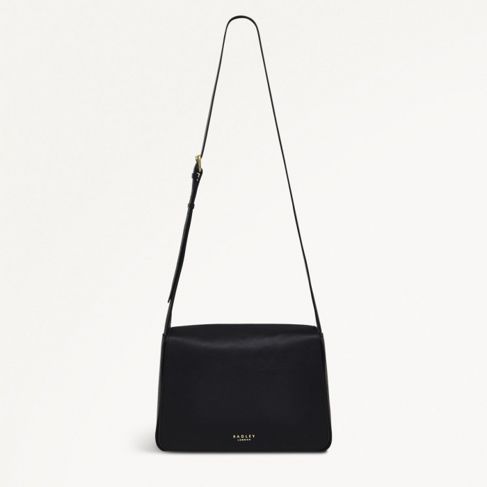 Radley London Westwell Lane - Large Flapover Crossbody - Black