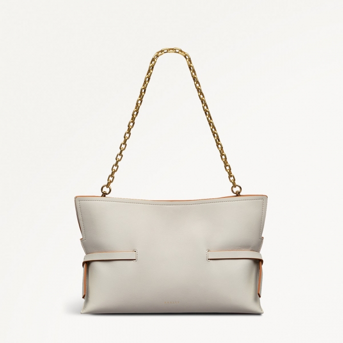 Radley London Fleet Street - Medium Open Top Clutch - Chalk