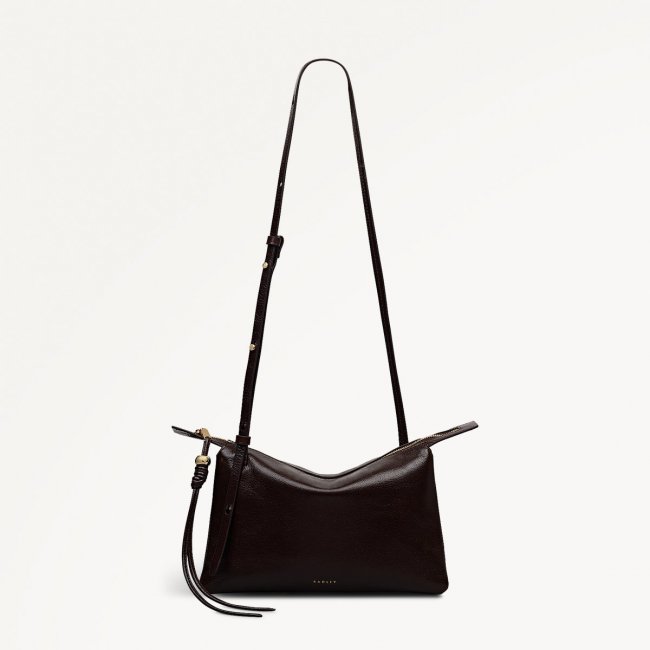 Radley London The Romilly - Medium Ziptop Cross Body - Dark Oak Radley London The Romilly - Medium Ziptop Cross Body - Dark Oak