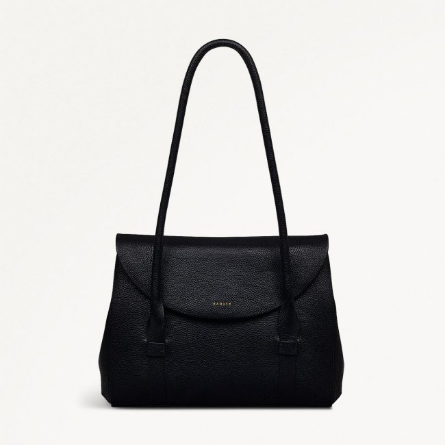 Radley London Briar Hill - Medium Flapover Shoulder - Black