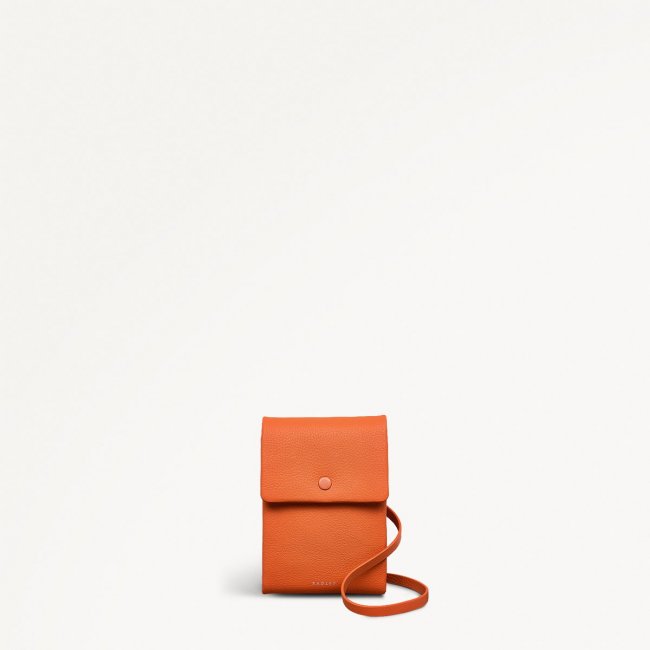 Radley London Mallow Street - Medium Phone Cross Body - Orange Peel