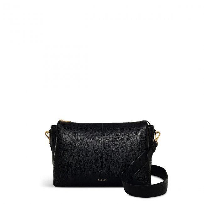 Radley London Hillgate Place - Medium Ziptop Crossbody - Black Radley London Hillgate Place - Medium Ziptop Crossbody - Black