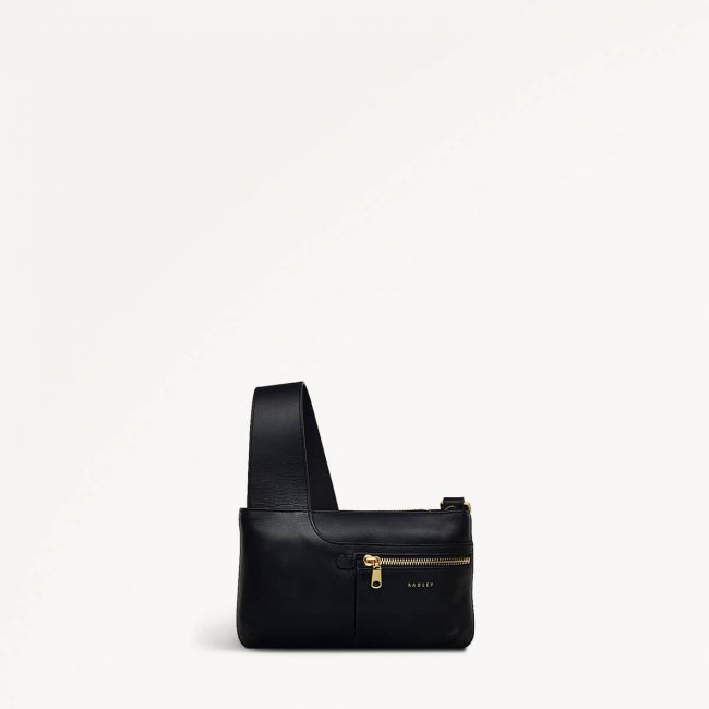 Radley London Pockets - Mini Ziptop Crossbody - Black Radley London Pockets - Mini Ziptop Crossbody - Black