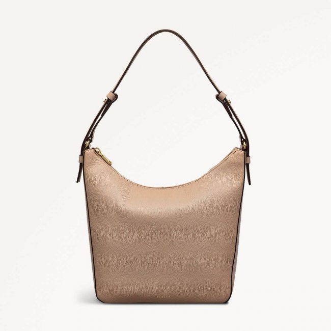 Radley London Embankment Way - Large Ziptop Shoulder - Silt