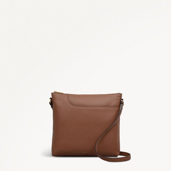 Radley London Pockets - Large Ziptop Ns Cross Body - Saddle Radley London Pockets - Large Ziptop Ns Cross Body - Saddle