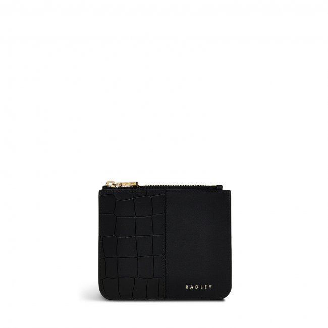 Radley London Mount Row - Small Ziptop Coin Purse - Black
