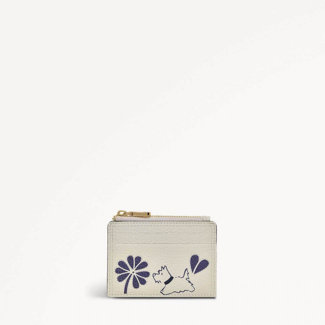 Radley London Cut Out Floral - Small Coin Purse - Chalk