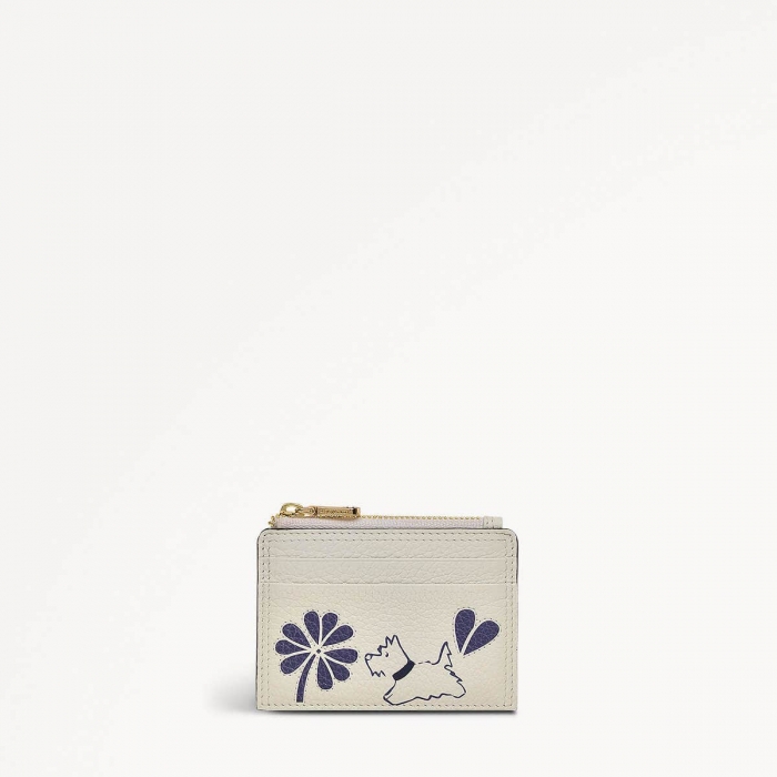 Radley London Cut Out Floral - Small Coin Purse - Chalk