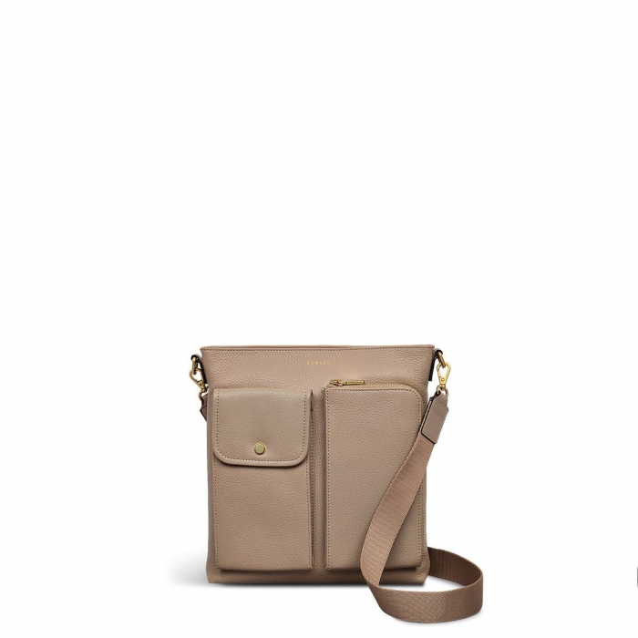 Radley London Selby Crescent - Small Ziptop Crossbody - Silt
