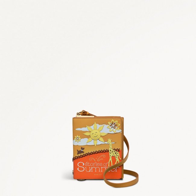 Radley London Stories Of Summer - Small Flapover Cross Body - Pecan