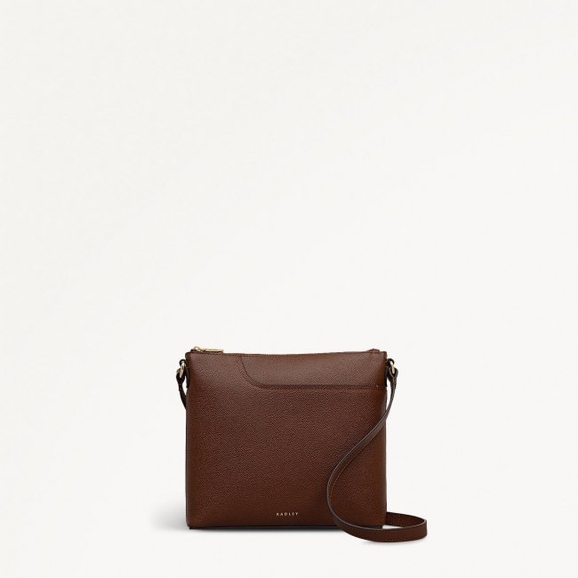 Radley London Pockets - Small Ziptop Ns Cross Body - Chocolate Radley London Pockets - Small Ziptop Ns Cross Body - Chocolate