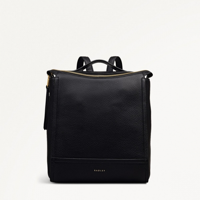 Radley London Oak Street - Small Ziptop Backpack - Black