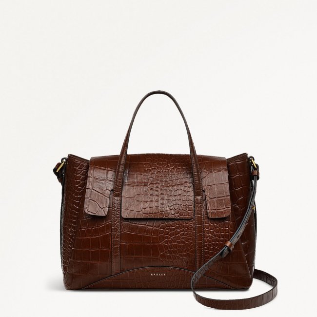 Radley London The Chancery - Medium Flapover Grab - Walnut