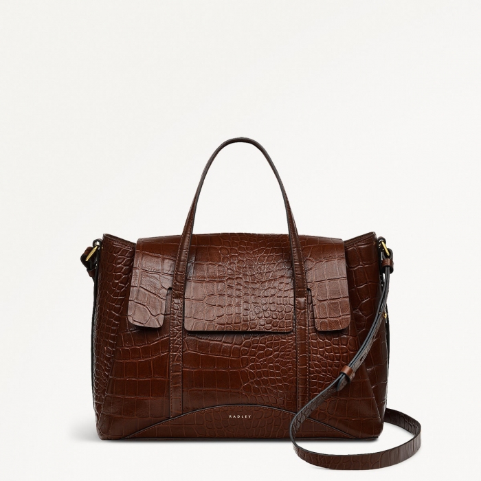 Radley London The Chancery - Medium Flapover Grab - Walnut