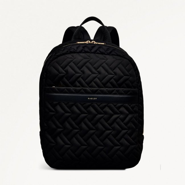 Radley London Holland Park - Medium Ziptop Backpack - Black