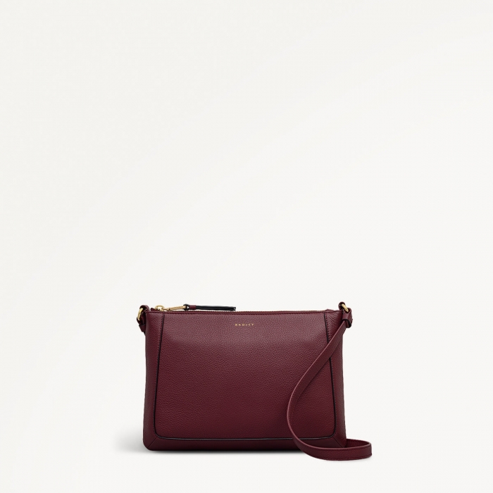 Radley London Kew Way - Small Ziptop Cross Body - Merlot