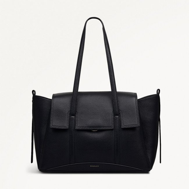Radley London The Chancery - Medium Flapover Shoulder - Black