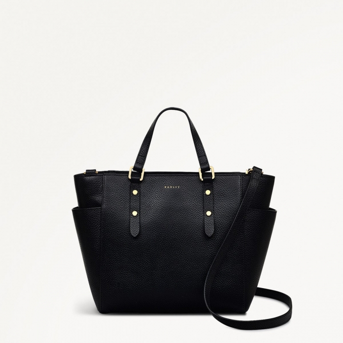 Radley London Silk Street - Medium Ziptop Multiway - Black