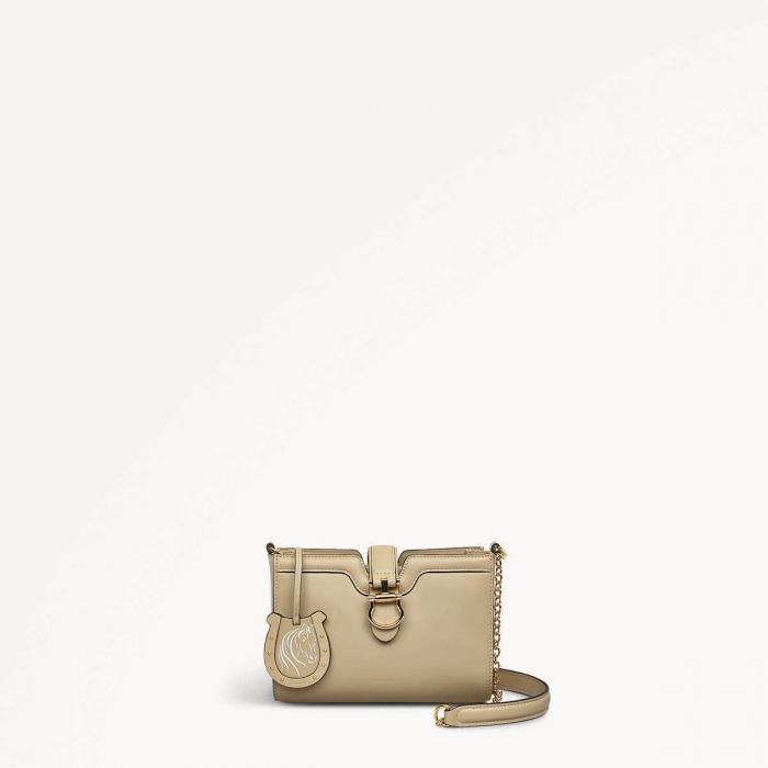Radley London Kentucky Derby SS25 - Small Ziptop Cross Body - Stone