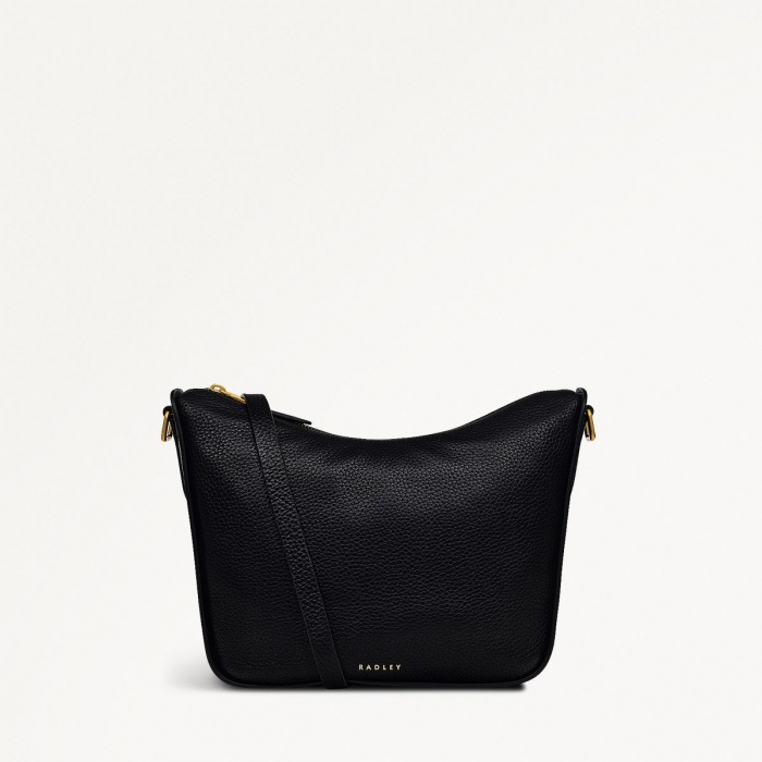 Radley London Oak Street - Medium Ziptop Crossbody - Black