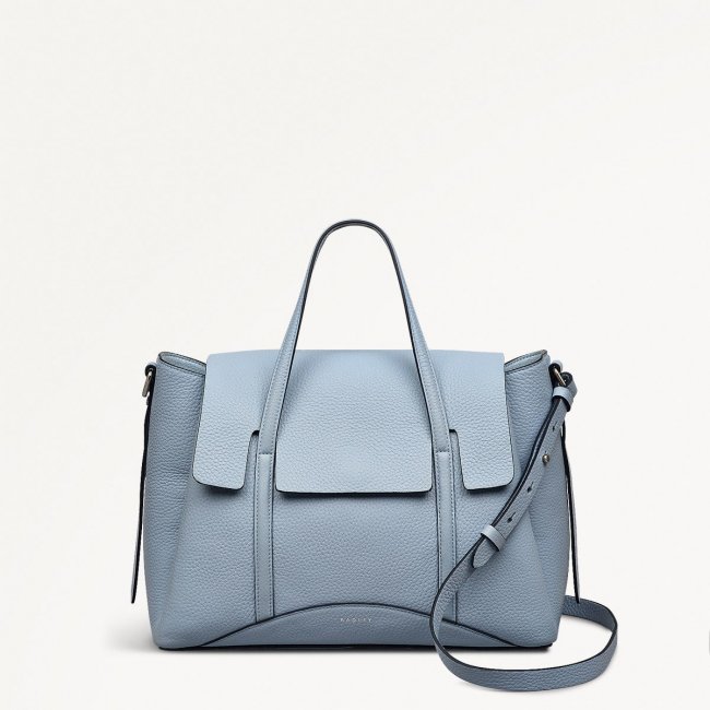 Radley London The Chancery - Medium Flapover Grab - Smoke Blue