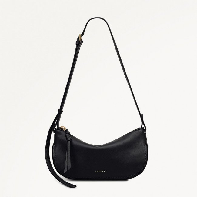 Radley London The Iris - Small Ziptop Cross Body - Black Radley London The Iris - Small Ziptop Cross Body - Black