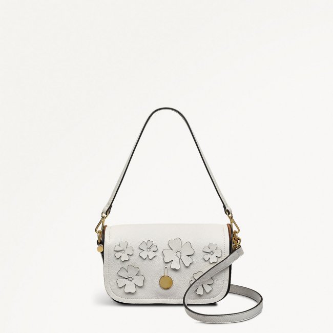 Radley London Bathurst Mews - Small Flapover Cross Body - Chalk