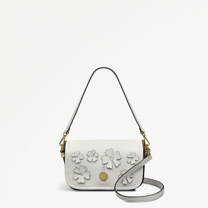 Radley London Bathurst Mews - Small Flapover Cross Body - Chalk