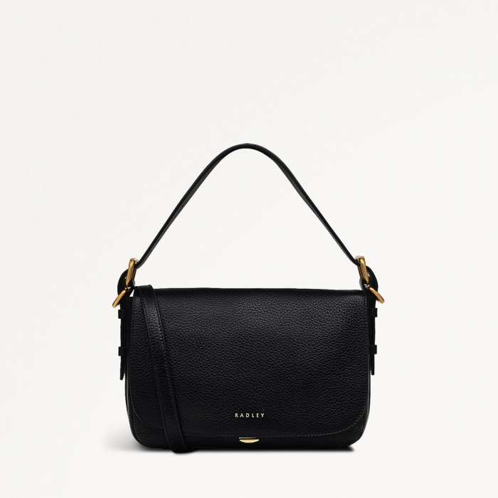 Radley London Grafton Street - Small Flapover Crossbody - Black