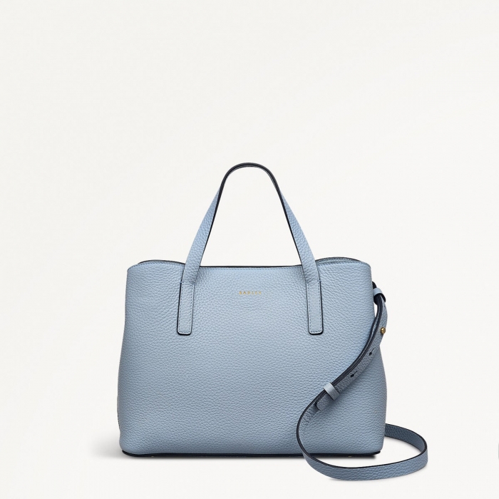 Radley London Dukes Place - Medium Ziptop Grab - Smoke Blue