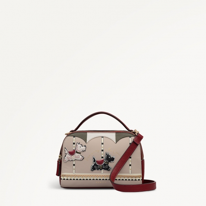 Radley London Magic Carousel - Small Ziptop Cross Body - Carmine