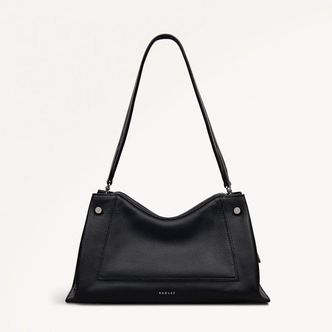 Radley London Hope Gardens - Medium Ziptop Shoulder - Black Radley London Hope Gardens - Medium Ziptop Shoulder - Black