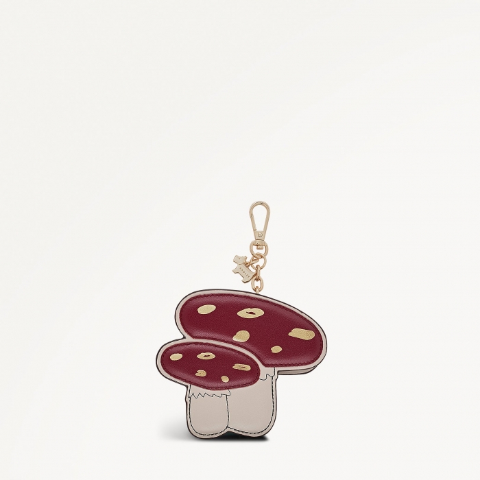 Radley London Mushroom Mate - Small Ziptop Coin Purse - Carmine